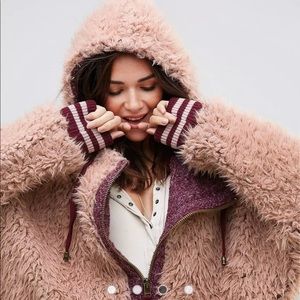 Free People Fluffy Dolman Jacket